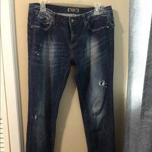 ReRock by Express Skinny Distressed Jeans